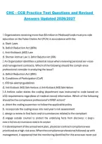 CHC&ndash;CCB Practice Test &ndash; Study Questions and Answers 2026&sol;2027