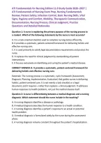 ATI Fundamentals for Nursing Edition 11&period;0 Study Guide 2026&ndash;2027 &vert; ATI Fundamentals of Nursing Exam Prep&comma; Nursing Fundamentals Review&comma; Patient Safety&comma; Infection Control&comma; Basic Nursing Skills&comma; Vital Signs&comma; Hygiene and Comfort&comma; Mobility&comma; Therapeutic Communic