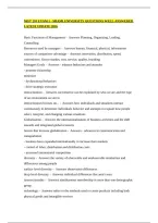 Mgt 291 Exam 1 - Miami University Questions Well Answered Latest Update 2026