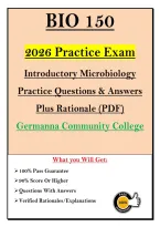 Germanna BIO 150 Practice Exam &lpar;PDF&rpar; &vert; 2026 Microbiology