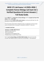 BIOD 171 Microbiology Lab Exams 1&ndash;8 Study Guide &vert; Microbiology Lab Techniques&comma; Specimen Analysis&comma; Laboratory Safety&comma; Identification Methods & Practical Exam Review