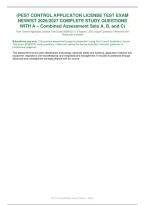 Pest Control Applicator License Exam Study Guide