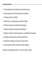 Prophecy Core Mandatory Part I&comma; II&comma; and III &lpar;Nursing&rpar; &ndash; Relias Exam QUESTIONS AND CORRECT ANSWERS
