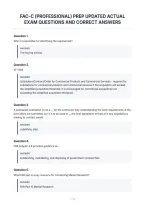 Fac-C &lpar;Professional&rpar; Prep Updated Actual Exam Questions And Correct Answers
