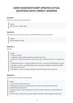 Lmsw Exam Bootcamp Updated Actual&NewLine;Questions With Correct Answers&NewLine;