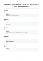 Far Parts Quiz Updated Actual Exam Questions And Correct Answers