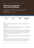 NUR 283 NGN Clinical-Judgment Case Study Workbook &vert; 15 Unfolding Cases&comma; 60 Questions&comma; Answers & Rationales &vert; 2026&sol;2027