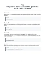 Fccs Frequently Tested Actual Exam Questions With Correct Answers