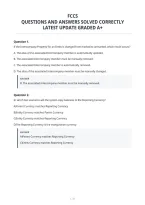 Fccs Questions And Answers Solved Correctly Latest Update Graded A&plus;