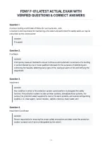 Fdny F-01 Latest Actual Exam With Verified Questions & Correct Answers