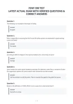 Fdny S98 Test Latest Actual Exam With Verified Questions & Correct Answers