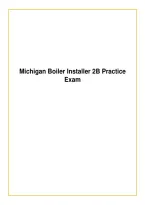 Michigan Boiler Installer 2B Practice&NewLine;Exam&NewLine;