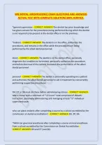 Mn Dental Jurisprudence Exam Questions And Answers &NewLine;Actual Test With Complete Solution&sol;100&percnt; Verified&period; 