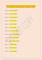 Nihss Healthstream Exam &lpar;Updated 2026&rpar; Questions & Answers &vert; With 100&percnt; Correct Answers Graded A&plus; Guaranteed Success&excl;&excl; 