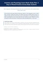 Human Anatomy and Physiology Exam Week Study Plan&colon; 46 Multiple-Choice Questions with Diagnostic&comma; Retest and Rationales
