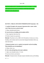 Relias Emergency Department Rn A Exams 1&ndash;4 Prep &NewLine;2026 Questions With Verified Answers Detailed &NewLine;Rationales Graded A&plus; 