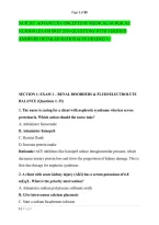 Nur 265&colon; Advanced Concepts Of Medical-Surgical &NewLine;Nursing Exam Prep 2026 Questions With Verified &NewLine;Answers Detailed Rationales Graded A&plus; 