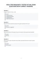 Wgu-C790 Frequently Tested Actual Exam&NewLine;Questions With Correct Answers