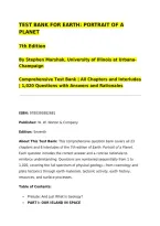 TEST BANK FOR EARTH&colon; PORTRAIT OF A PLANET&NewLine;7th Edition &NewLine;By Stephen Marshak&comma; University of Illinois at Urbana-Champaign&NewLine;Comprehensive Test Bank &vert; All Chapters and Interludes &vert; 1&comma;020 Questions with Answers and Rationales&NewLine;&lowbar;&lowbar;&lowbar;&lowbar;&lowbar;&lowbar;&lowbar;&lowbar;&lowbar;&lowbar;&lowbar;&lowbar;&lowbar;&lowbar;&lowbar;&lowbar;&lowbar;&lowbar;&lowbar;&lowbar;&lowbar;&lowbar;&lowbar;&lowbar;&lowbar;&lowbar;&lowbar;&lowbar;&lowbar;&lowbar;&lowbar;&lowbar;&lowbar;