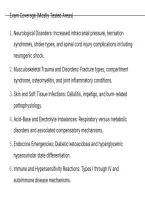 Joyce University BIO 280 Pathophysiology &ndash; Exam 3 &lpar;Actual Exam V3&rpar; QUESTIONS AND CORRECT