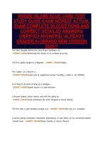 Rhode Island Blue Card Test&NewLine;Study Guide Exam Newest Actual&NewLine;Exam Complete 50 Questions And&NewLine;Correct Detailed Answers&NewLine;&lpar;Verified Answers&rpar; &vert;Already&NewLine;Graded A&plus;&vert;&vert;Brand New Version&NewLine;2026&excl;&excl;&excl;