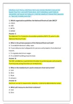Georgia Electrical Contractor Class I Exam Newest Evaluated &NewLine;Exam Practice 120 Questions 2026-2027&vert;Original Questions & &NewLine;Answers &vert;Detailed Rationales &vert;Hinted Complete Exam Prep Graded &NewLine;A&plus;&ast;Instant Download Pdf&ast; 