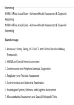 NUR 634 Final Actual Exam &ndash; Advanced Health Assessment & Diagnostic Reasoning Questions AND