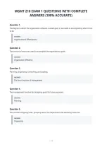Mgmt 210 Exam 1 Questions With Complete&NewLine;Answers &lpar;100&percnt; Accurate&rpar;&NewLine;