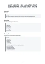 Mgmt 320 Exam 1 &lpar;Ch 1&comma;2&comma;3&rpar; Alfred Toma&NewLine;Questions And Answers Latest Update&NewLine;