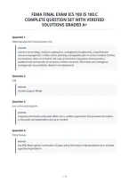 Fema Final Exam Ics 100 Is 100&period;C Complete Question Set With Verified Solutions Graded A&plus;