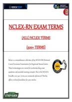 NCLEX-RN Exam Terms 500&plus; &lpar;PDF&rpar; &vert; 2026&sol;2027 NCLEX Study Guide & Definitions