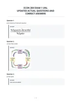 Econ 200 Exam 1 Unl&NewLine;Updated Actual Questions And&NewLine;Correct Answers