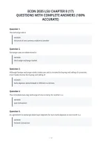 Econ 2035 Lsu Chapter 8 &lpar;17&rpar;&NewLine;Questions With Complete Answers &lpar;100&percnt;&NewLine;Accurate&rpar;