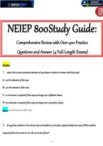NEIEP 800 Final Exam TBB &lpar;PDF&rpar; &vert; 2026&sol;2027 Elevator Mechanic Test Bank