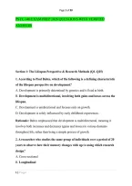 Psyc 140 Exam Prep 2026 Questions With Verified &NewLine;Answers 