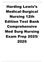 Harding & Lewis&rsquo;s Medical-Surgical Nursing 12th Edition Test Bank &vert; Medical-Surgical Nursing Practice Questions&comma; Patient Care & Clinical Reasoning