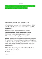 Fundamentals Of Nursing &lpar;10Th Edition&rpar; Exam Prep &NewLine;2026 Questions With Verified Answers
