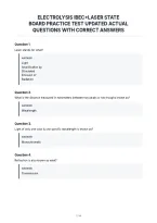 Electrolysis Ibec&plus;Laser State&NewLine;Board Practice Test Updated Actual&NewLine;Questions With Correct Answers