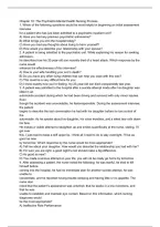 Chapter 10 The Psychiatric-Mental Health Nursing Process &vert; Mental Health Assessment&comma; Nursing Diagnoses&comma; Care Planning & Psychiatric Interventions