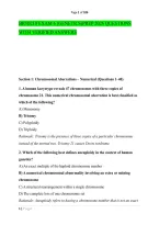 Biod210 Exam 6 &lpar;Genetics&rpar;Prep 2026 Questions &NewLine;With Verified Answers 