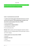 Nur2063 Essentials Of Pathophysiology Exam 2 Prep &NewLine;2026 Questions With Verified Answers 