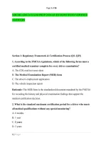 Nrcme &lpar;Dot&rpar; Exam Prep 2026 Questions With Verified &NewLine;Answers 
