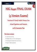 NSG 6440 Predictor Final Exam V123 &lpar;PDF&rpar; &vert; Complete FNP Exam Bundle