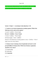 Accounting Principles&comma; 9Th Canadian Edition Prep &NewLine;Exam 2026 Questions With Verified Answers