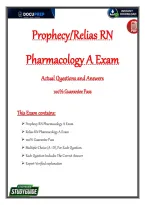 Prophecy Relias RN Pharmacology A &lpar;PDF&rpar; &vert; 2026&sol;2027 Nursing Assessment Prep