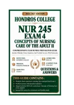 NUR 245 Exam 4&nbsp;Concepts of Nursing Care of the Adult II Questions And Answers 2026&sol;2027 HONDROS COLLEGE