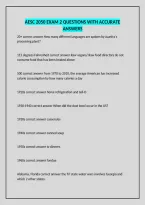 Aesc 2050 Exam 2 Questions With Accurate Answers