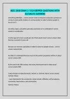 Aesc 2050 Exam 2- Uga Kiepper Questions With Accurate Answers&NewLine;
