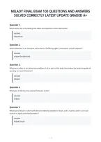 Milady Final Exam 100 Questions And Answers&NewLine;Solved Correctly Latest Update Graded A&plus;