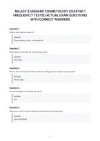 Milady Standard Cosmetology Chapter 1&NewLine;Frequently Tested Actual Exam Questions&NewLine;With Correct Answers